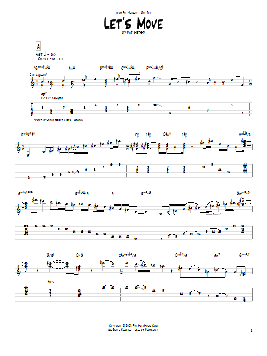 Product gallery: Page 1 of 1 Let's Move, Pat Metheny