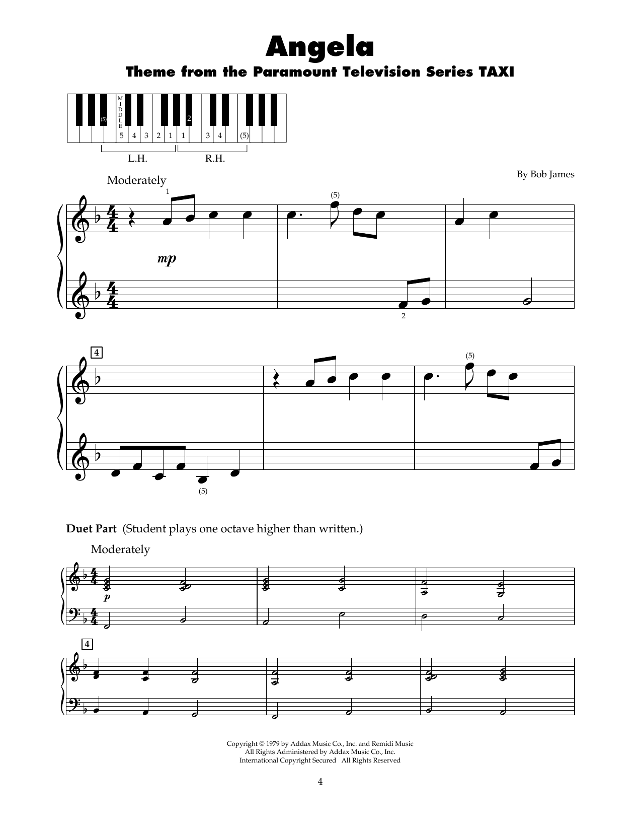 Product picture to: Angela (Theme from Taxi)