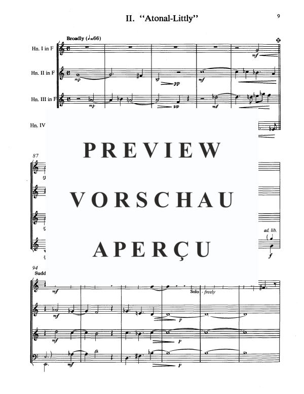Produktgalerie: Seite 10 von 11 Two Movements, , Horn Quartett