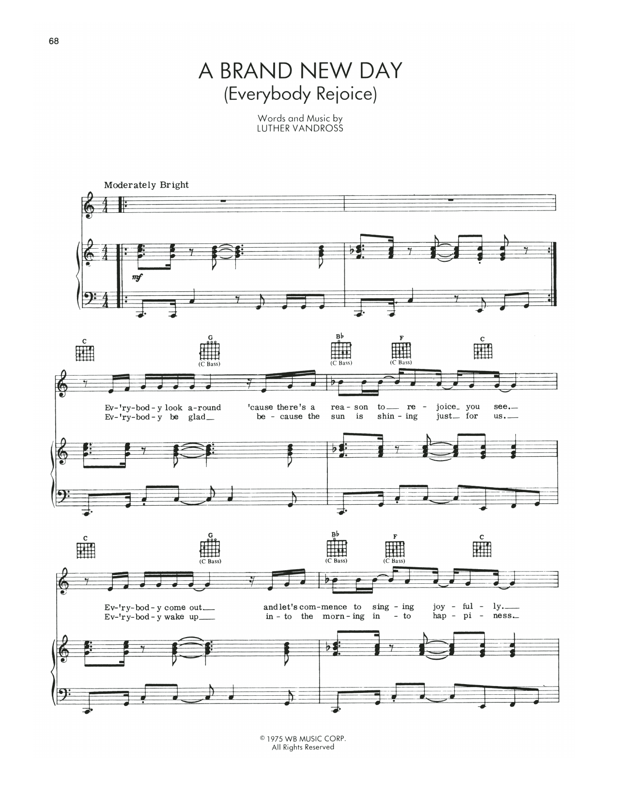 Produktbild zu: A Brand New Day (from The Wiz)