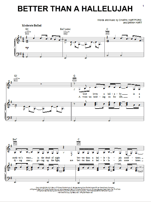 Produktbild zu: Better Than A Hallelujah