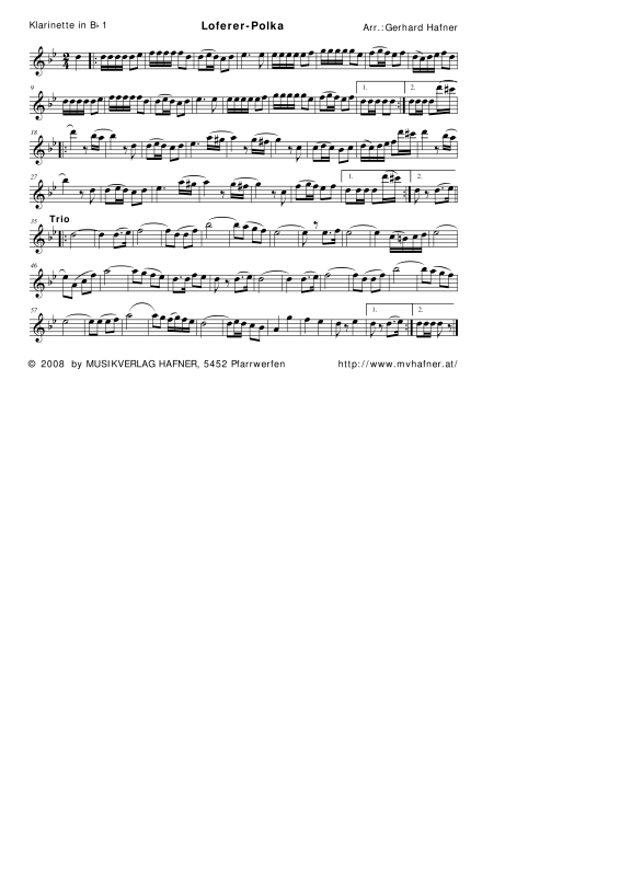 Product gallery: Page 1 of 11 Loferer-Polka, , (woodwind and brass)