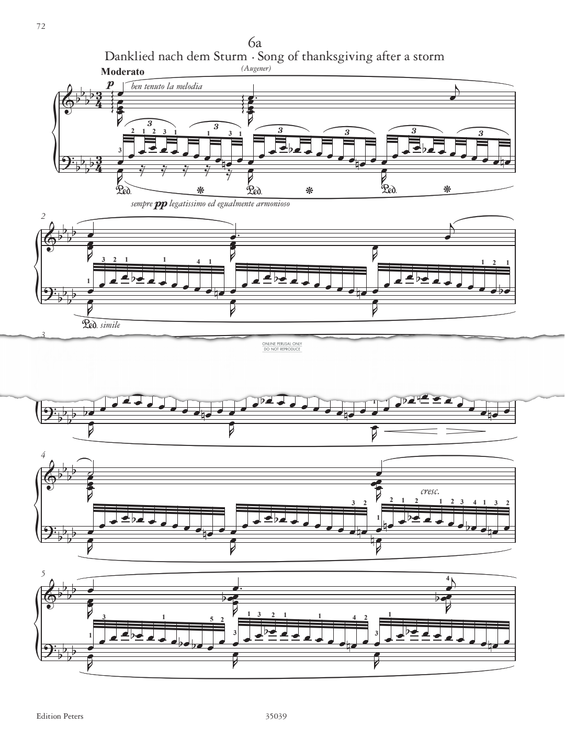 Produktgalerie: Seite 1 von 1 Etude in A-flat major, Adolph von Henselt, Klavier