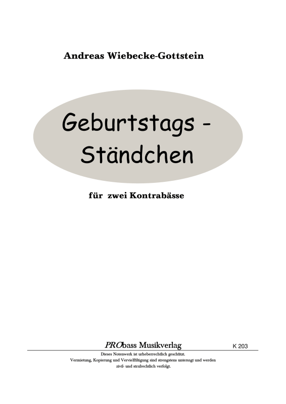 Product picture to: Geburtstags-Ständchen