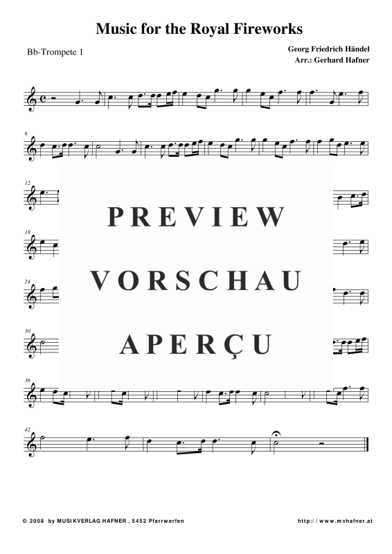 gallery: Music for the Royal Fireworks, , (Blechbläser Quintett)