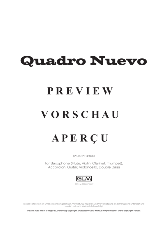 gallery: Mia Bella , Quadro Nuevo, (Akustik-Quartett)