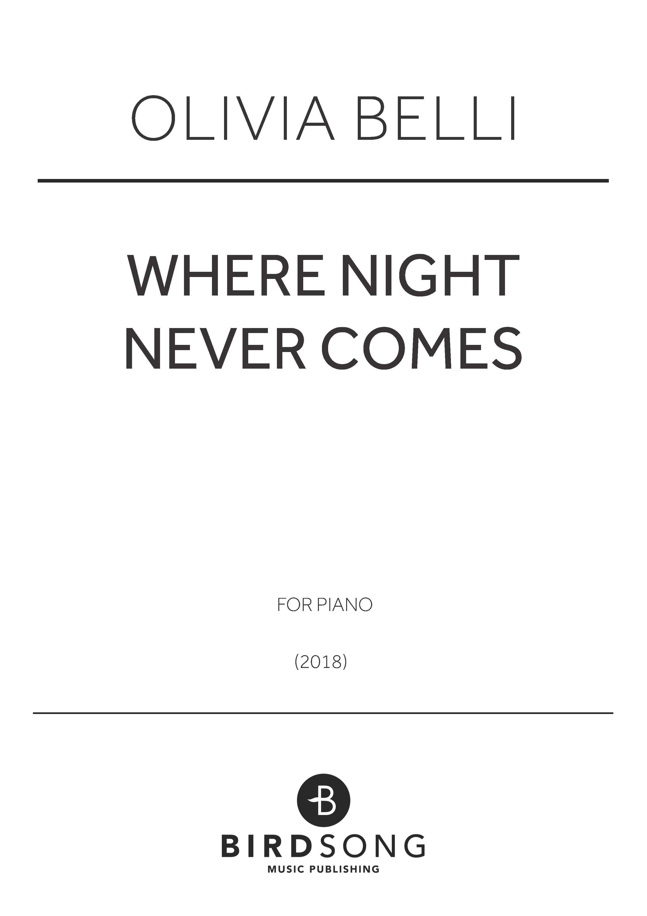 Produktbild zu: Where Night Never Comes