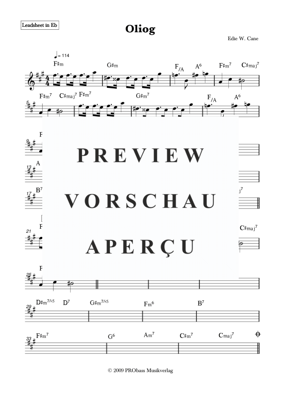 Produktgalerie: Seite 11 von 11 Oliog, , Combo: Melodiestimme in C/B/Es, Kontrabass
