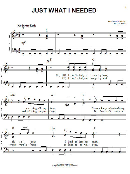 Product picture to:  Just What I Needed - The Cars