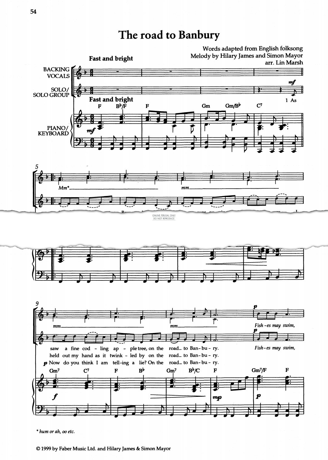Produktbild zu: The Road To Banbury (from 'Songscape')