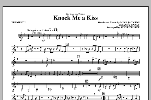 Product picture to: Knock Me A Kiss - Trumpet 2