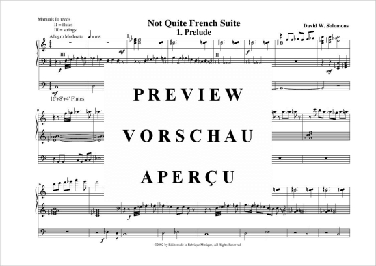 Product gallery: Page 2 of 19 Not Quite French Suite , , (Orgel Solo)