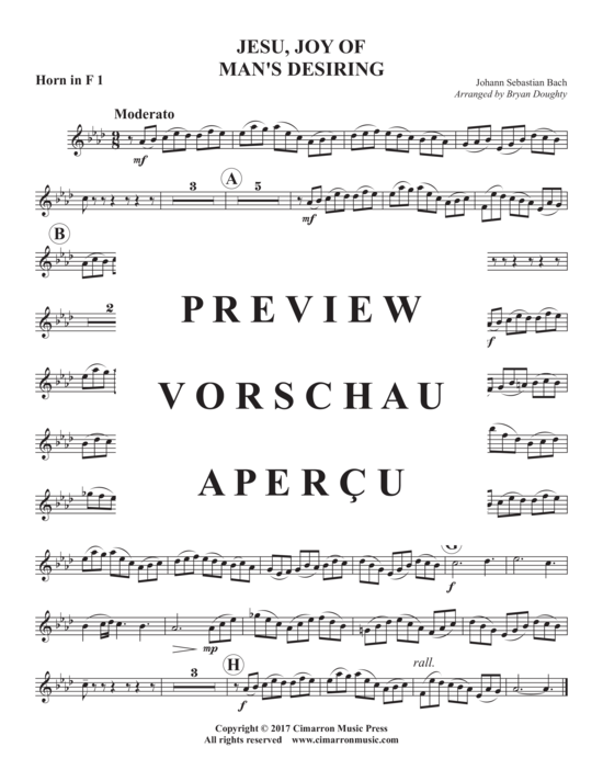 Product gallery: Page 9 of 16 Jesu, meine Freude (Jesu Joy of Man´s Desiring) , ,  (Horn ensemble 1-8 horns)