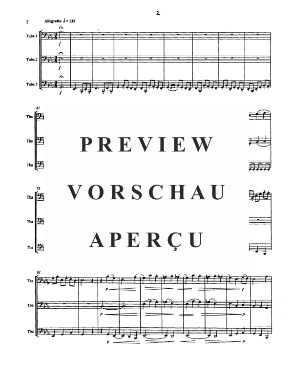 Produktgalerie: Seite 4 von 11 Sechs Trios für drei Hörner, , Tuba Trio