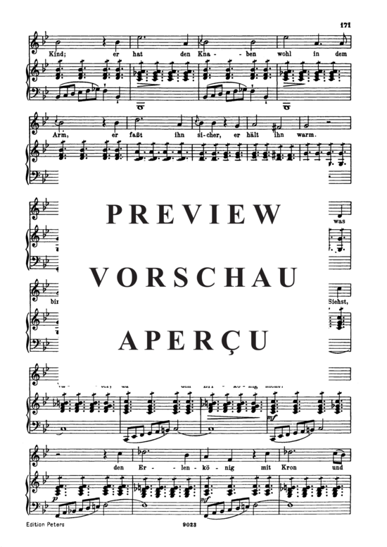gallery: Erlkönig D.328 , , (Gesang hoch + Klavier)