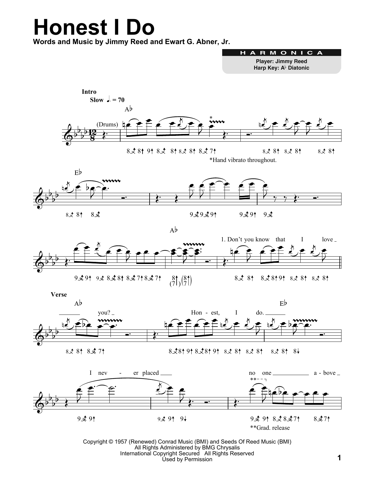 Product gallery: Page 1 of 1 Honest I Do, Jimmy Reed