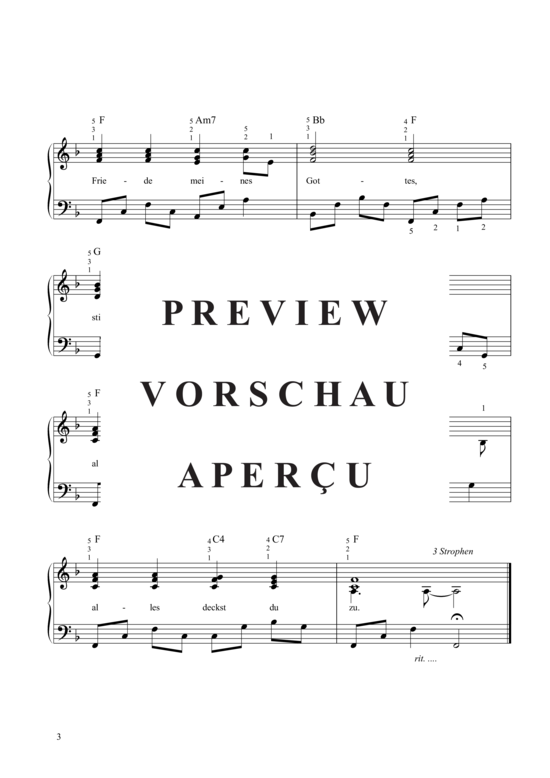 Product gallery: Page 4 of 4 Wie ein Strom von oben (Like A River Glorious) , , Piano Solo