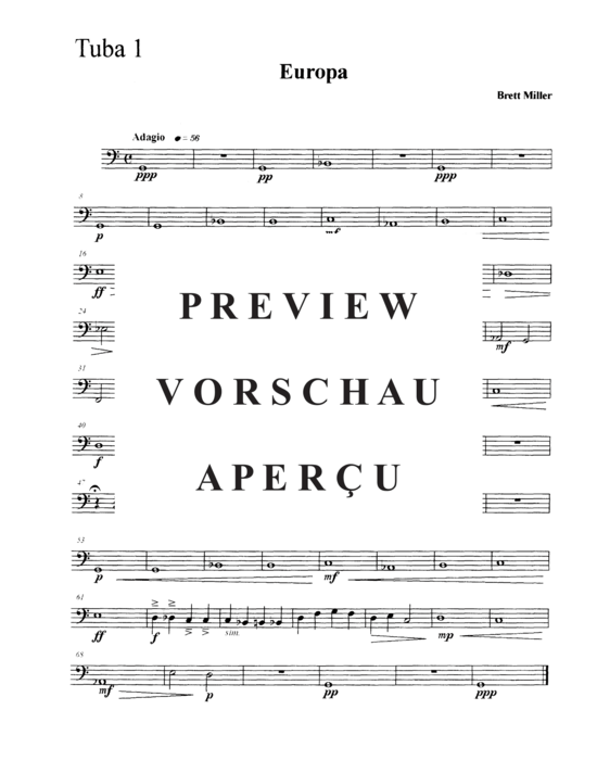 Product gallery: Page 8 of 9 Europa , , (Tuba Quartett EETT)