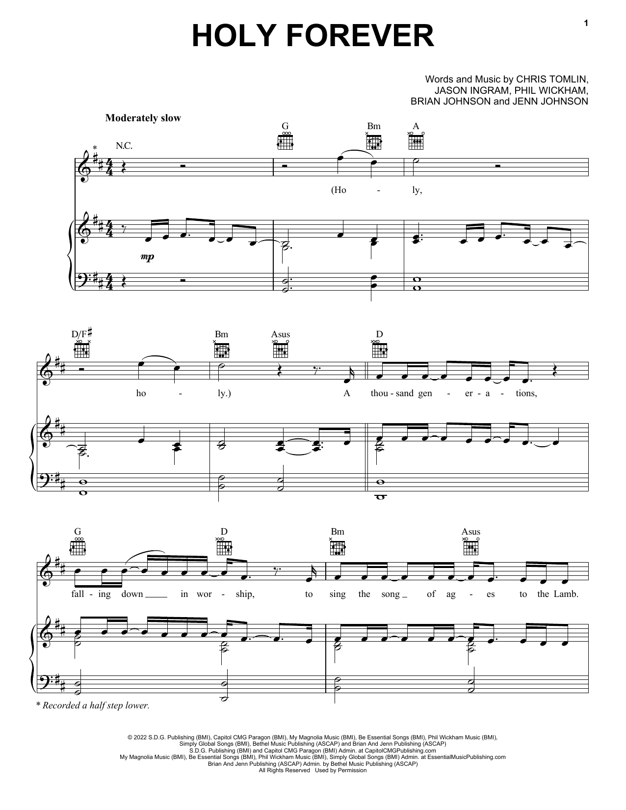 Product gallery: Page 1 of 1 Holy Forever, Chris Tomlin