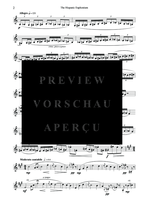 Product gallery: Page 7 of 11 Hispanic Euphonium, The, , (Euphonium Solo)