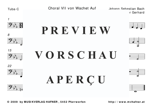 gallery: Choral VII - Wachet auf, , (Blechbläser Quintett)