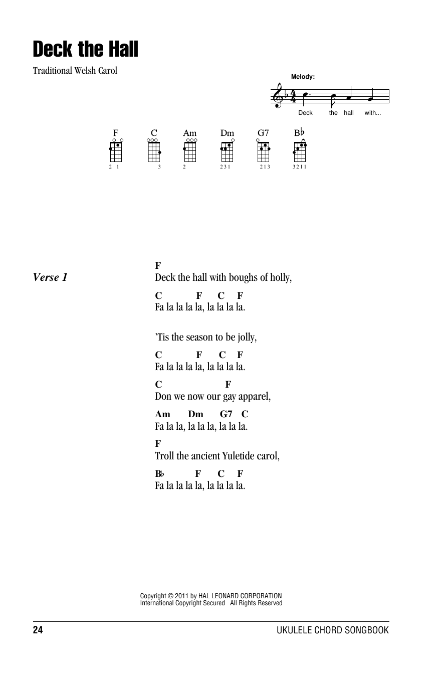 Product gallery: Page 1 of 1 Deck The Hall, Traditional Welsh Carol