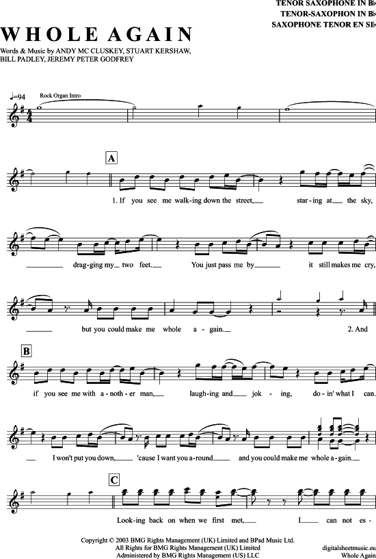 Product gallery: Page 1 of 4 Whole Again , Kitten, Atomic, Tenor Saxophone