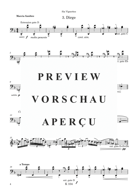 gallery: Six Vignettes for unaccomanied Double Bass, , Double Bass Solo