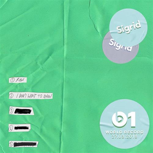 cover: I Don't Want To Know, Sigrid