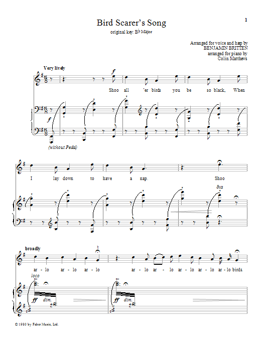 Produktbild zu: Bird Scarer's Song