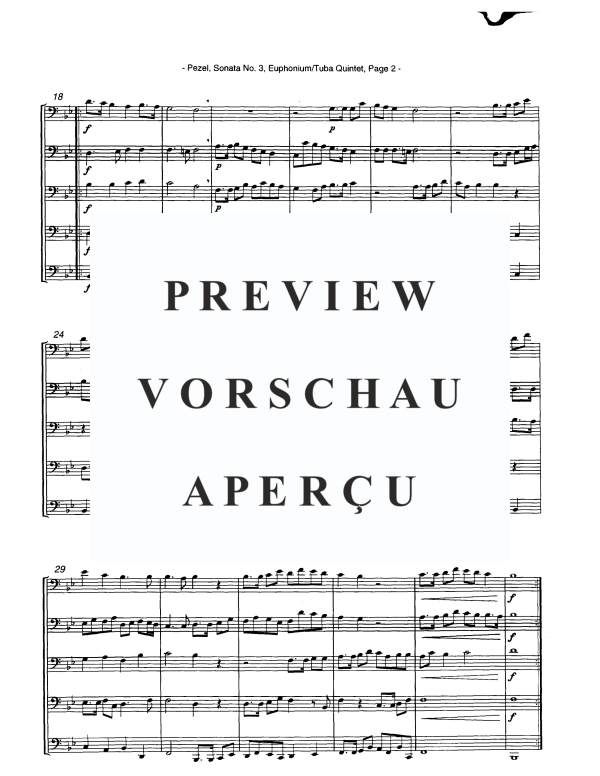 Produktgalerie: Seite 4 von 9 Sonata No. 3, , Tuba Quintett EEETT