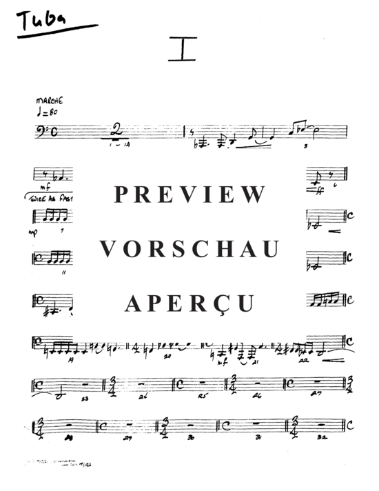 Produktgalerie: Seite 17 von 21 Trio Number 1 , , (Horn in F, Tuba + Klavier)