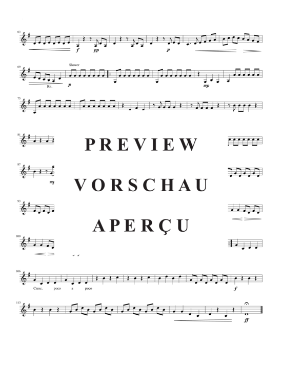 Produktgalerie: Seite 8 von 16 Ouvertüre, , (2xTrompete in B, Horn in F, Posaune)