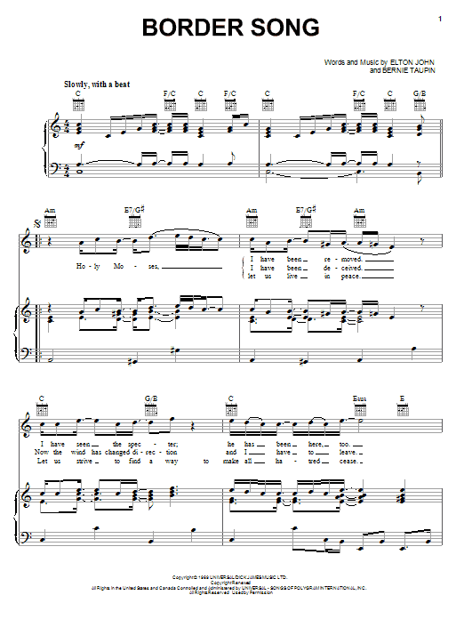 Produktbild zu: Border Song