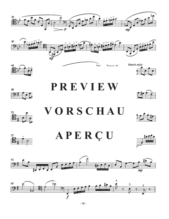 Product gallery: Page 19 of 21 Twenty-five Characteristic Etudes , , (Tuba Solo)