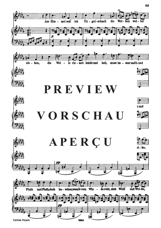 Product gallery: Page 8 of 10 Im Walde D.834, , High Voice and Piano