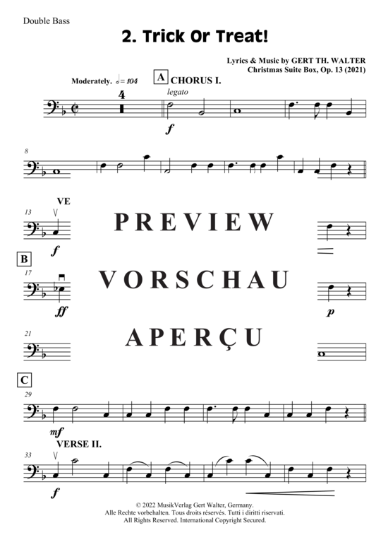 Produktgalerie: Seite 4 von 21 Christmas Suite Box , , (Stimmenauszug Kontrabass)