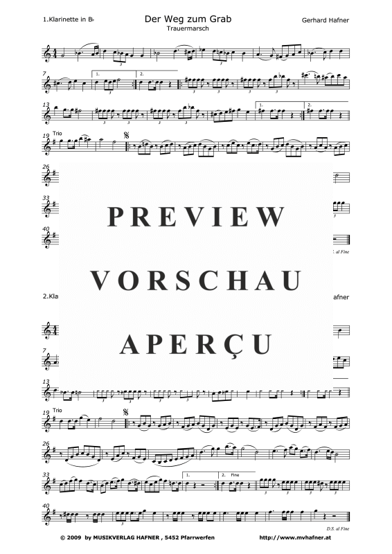 Product gallery: Page 9 of 11 Der Weg zum Grab, , (large wind orchestra)