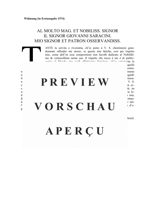 gallery: Il Primo Libro de Madrigali a sei voci (1574/1587), , (Gemischter Chor 6 stimmig)