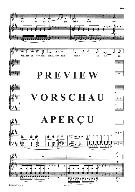 Product gallery: Page 5 of 5 Im Dorfe D.911-17 (Winterreise), , High Voice and Piano