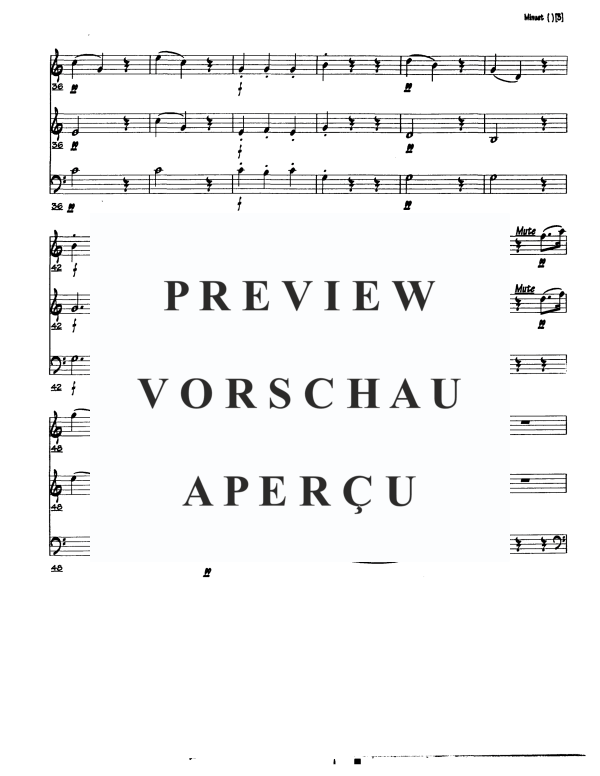 Produktgalerie: Seite 5 von 11 Minuet, , Alphorn in F und Horn Trio