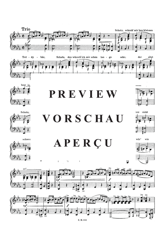 Produktgalerie: Seite 5 von 5 Hochzeit der Teddybären, , Klavier Solo