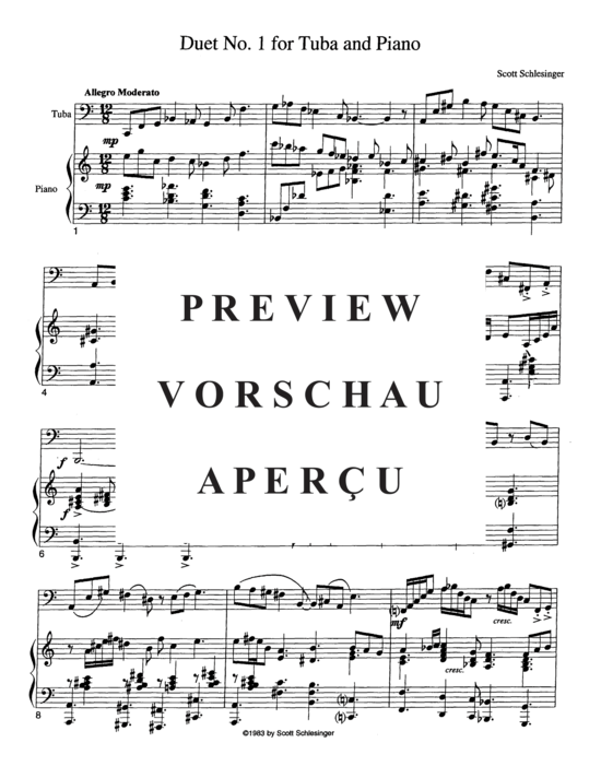 Product gallery: Page 3 of 13 Two Duets , , (tuba + piano)