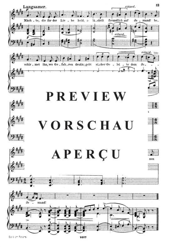 Product gallery: Page 3 of 3 Jemand Op.25 No.4, , High Voice and Piano