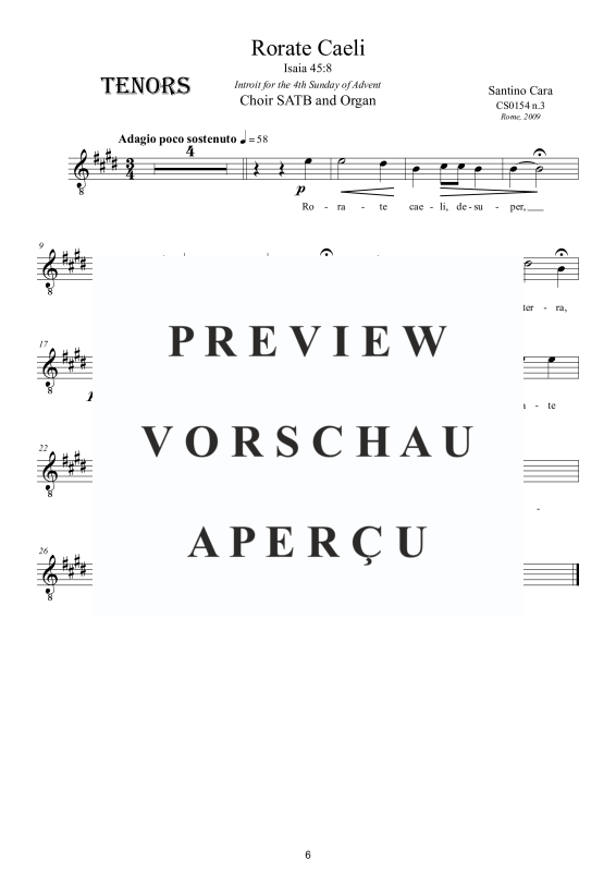 Produktgalerie: Seite 7 von 8 Rorate caeli, , Gemischter Chor und Orgel
