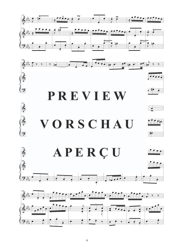 Product gallery: Page 10 of 11 Flute Sonata No. 2 in E flat BWV 1031, , Flute and Harpsichord/Piano