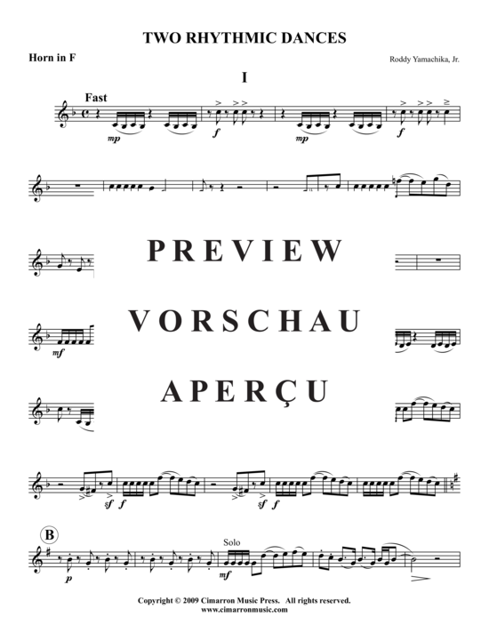 Produktgalerie: Seite 12 von 21 Zwei Tänze , , (Blechbläserquintett)