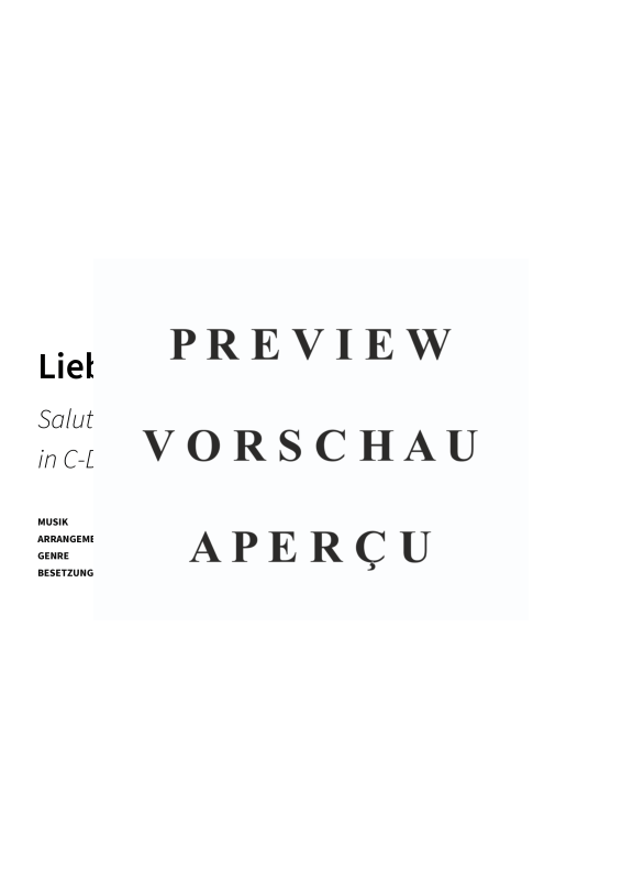 gallery: Liebesgruß - Salut d´Amour op. 12 - vereinfachte Fassung in C-Dur - zart und herzlich fließend, , Klavier Solo