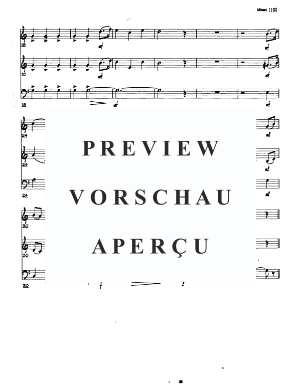 Produktgalerie: Seite 4 von 11 Minuet, , Alphorn in F und Horn Trio