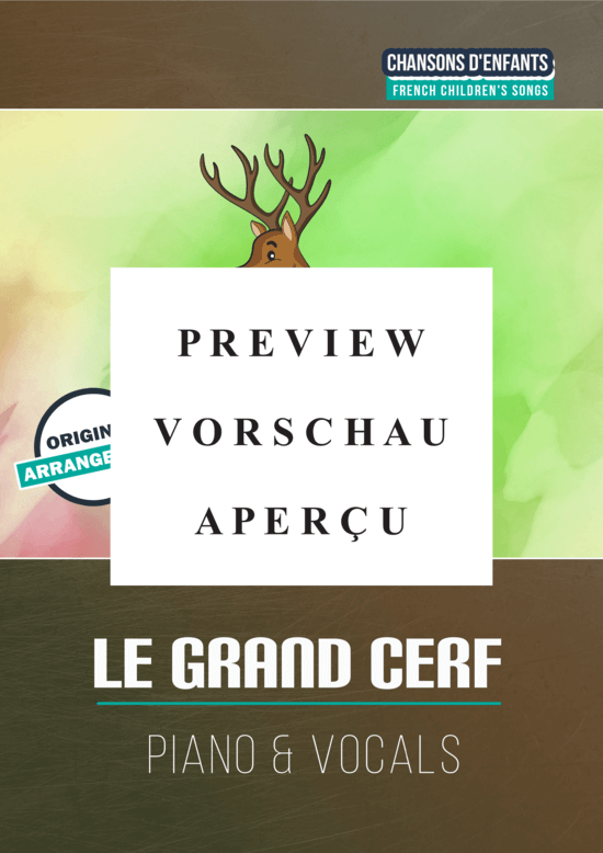 Produktgalerie: Seite 2 von 5 Le grand cerf, , (Gesang + Klavier)